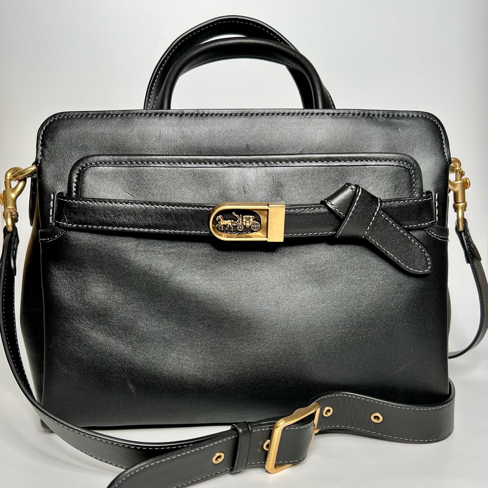 Coach Tate Carryall Black - Gently Used